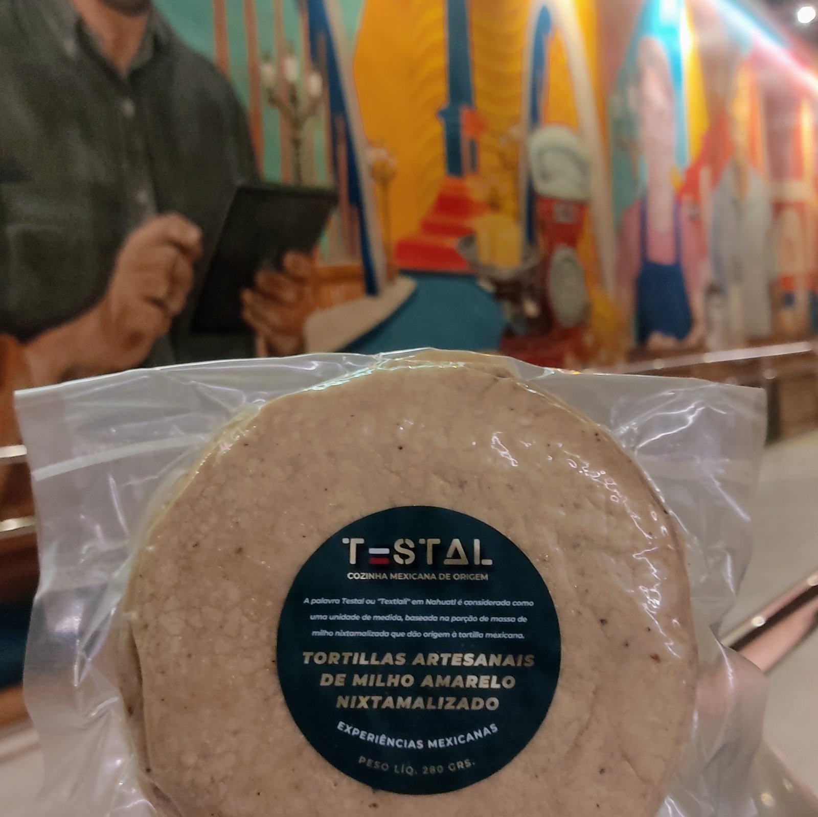 Pacote de tortilhas de milho artesanais Testal em Belo Horizonte